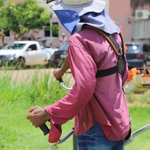 Mão de obra reeducanda é utilizada para melhorias nas áreas de lazer de residencial popular em Porto Velho
