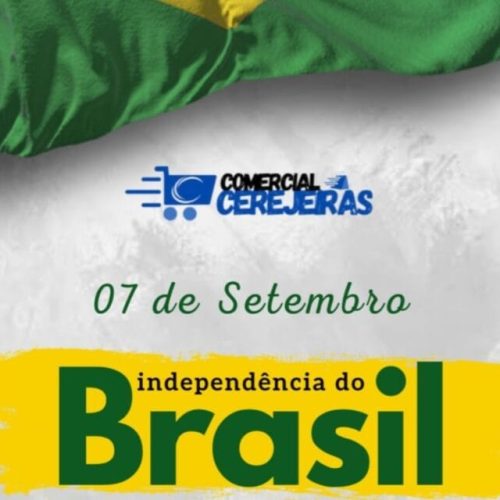 Comercial Cerejeiras em UB não funcionará amanhã 7 de setembro