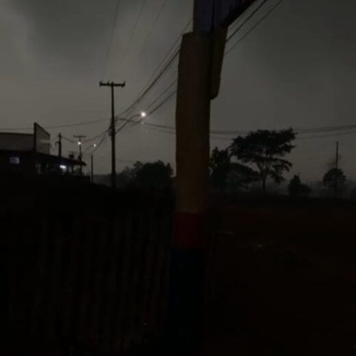 Chuva preta cobre o céu em União Bandeirantes nesta sexta feira – Vídeo