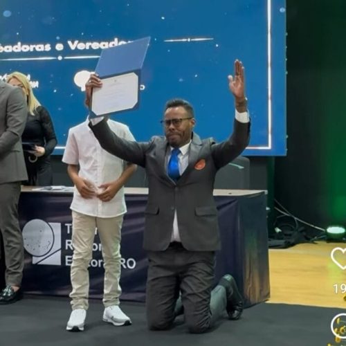 Dr. Santana recebe do TRE-RO seu diploma como vereador eleito em Porto Velho