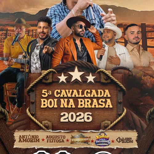 É DE BOTAR O PÉ NO ESTRIBO: 5ª CAVALGADA BOI NA BRASA VEM COM MODA DE VIOLA, FESTA E MUITA TRADIÇÃO EM UNIÃO BANDEIRANTES