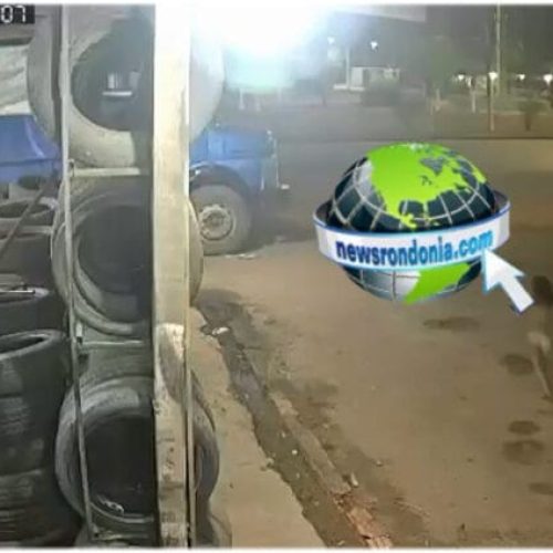 Câmera grava momento que caminhão sai de borracharia e mata criança atropelada em Candeias