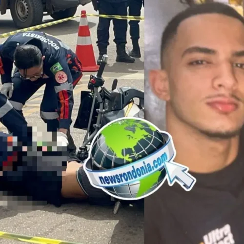 Motociclista é morto a tiros na frente da esposa no centro