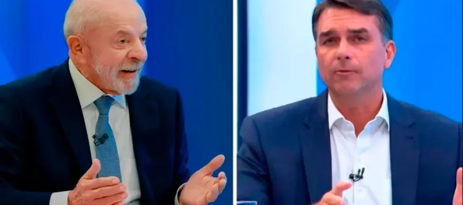 Lula e Flávio Bolsonaro
Crédito: Ricardo Stuckert I Reprodução