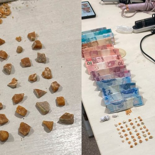 POLÍCIA MILITAR DESARTICULA PONTO DE TRÁFICO E PRENDE DOIS SUSPEITOS