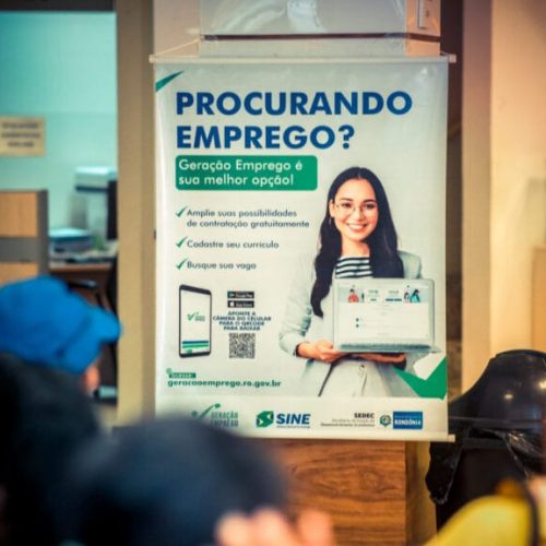 Governo de RO disponibiliza 2.470 mil vagas de empregos formais e cursos gratuitos à população
