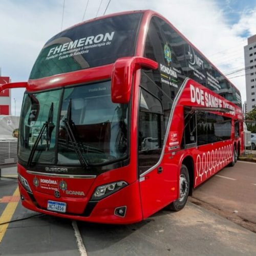 Nova Unidade Móvel da Fhemeron é inaugurada para reforçar captação de sangue em Rondônia