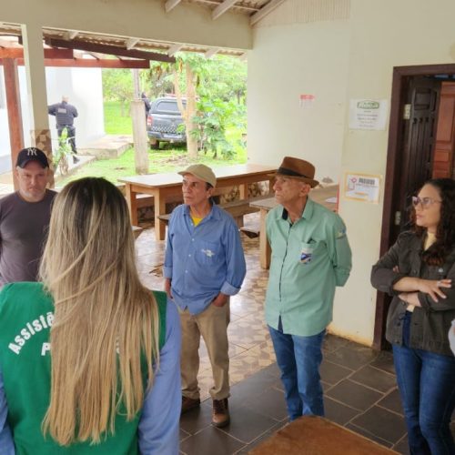 Técnicos da Semagric realizam visita técnica ao Projeto Reca, em Nova Califórnia