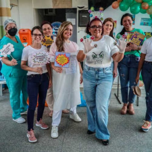 “Lavar as mãos salva vidas” é tema de workshop criativo no Hospital e Pronto Socorro João Paulo II