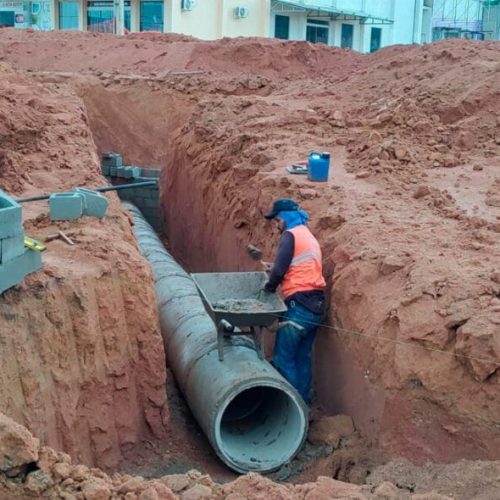 Distrito de Jacinópolis, recebe obras de drenagem do governo de RO