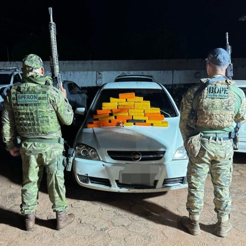 Três homens são presos com 30 tabletes de cocaína em operação na fronteira