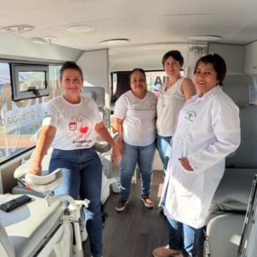 Unidade móvel de coleta de sangue da Fhemeron é apresentada no interior de Rondônia