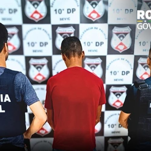 Polícia Civil prende foragido de Roraima escondido em distrito de Porto Velho