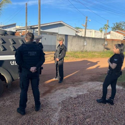 Polícia Civil e Militar deflagram operação contra o crime organizado em Vilhena