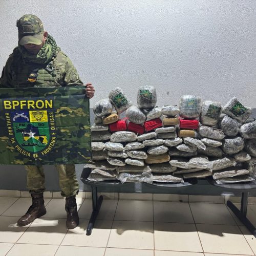 Grande quantidade de drogas é apreendida durante operação Protetor das Fronteiras na BR-364
