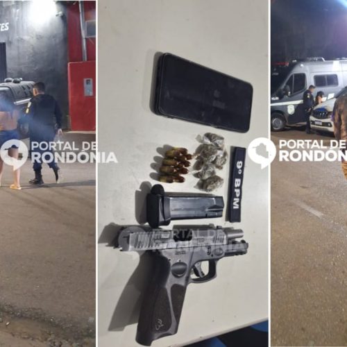 UNIÃO BANDEIRANTES: Casal é preso após disparos de arma em distrito de Porto Velho