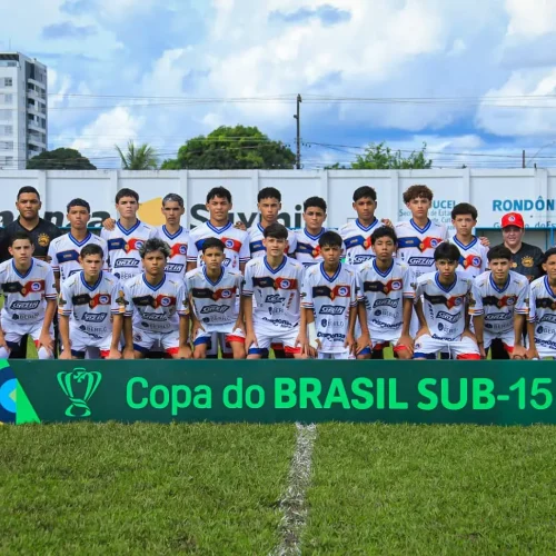 Com dois gols de Lucas Bebezão Locomotiva vira pra cima do Santa Cruz-AC na estreia da Copa do Brasil-Sub-15