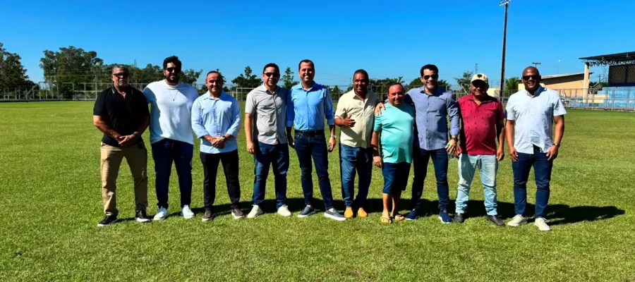 FFER visita Jaci-Paraná para nova inspeção no Estádio Municipal Erisvaldo Souza (Nenenzão)