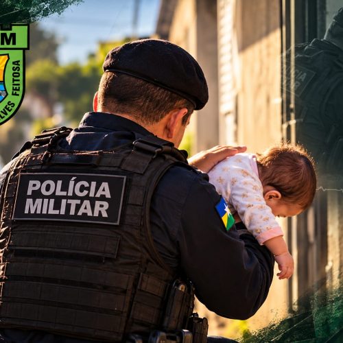 Policial militar socorre bebê de seis meses que se engasgou em Porto Velho