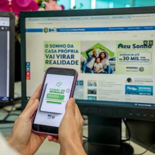 Benefícios e serviços: notícias sobre ações do governo de RO podem ser acessadas por WhatsApp