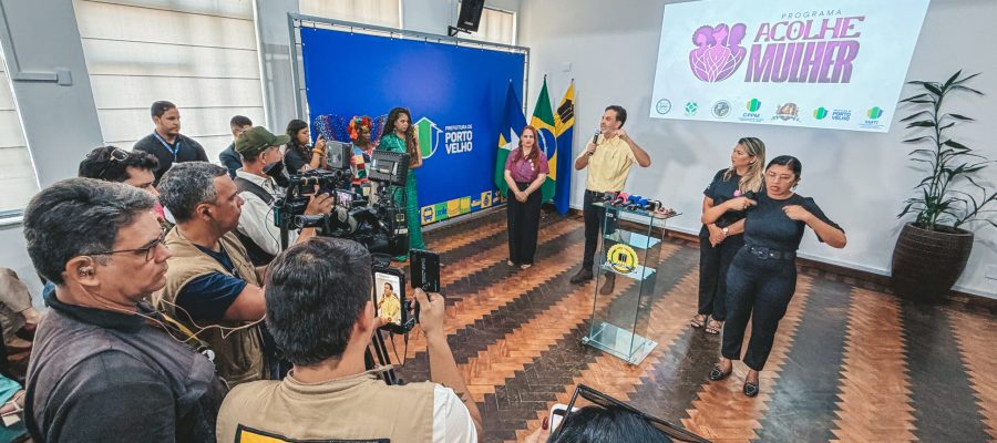 Porto Velho lança Programa Acolhe Mulher com atendimento digital 24 horas