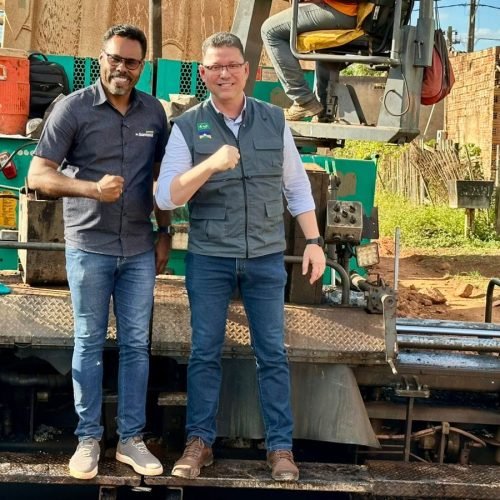 Obras do “Tchau Poeira” são retomadas em Porto Velho com apoio do vereador Dr. Santana e do governador Marcos Rocha