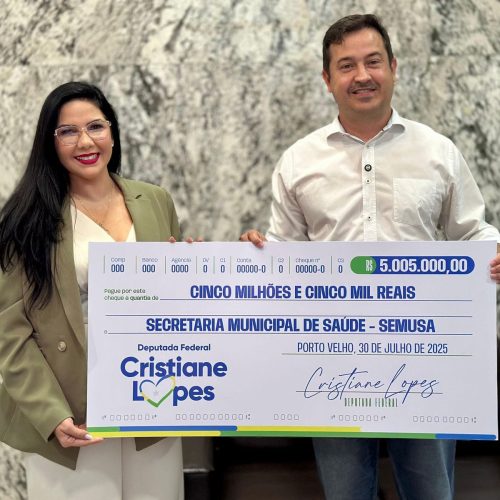 Em Visita à SEMUSA, Cristiane Lopes anuncia 5 milhões para reforma dos Postos de Saúde de Porto Velho