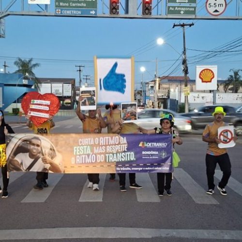 Ações de educação no trânsito são intensificadas durante campanha “Carnaval Seguro” 