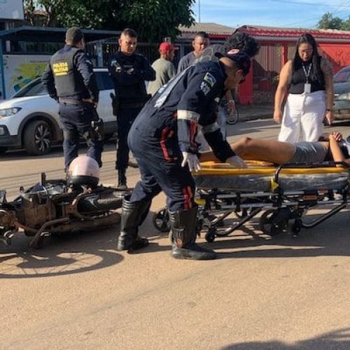 Motorista de Ford Ka faz conversão e causa grave acidente na Jatuarana