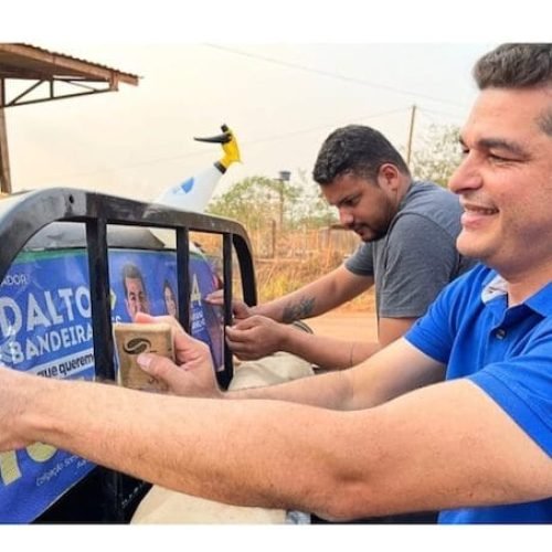 Candidato a vereador Adalto de Bandeirantes inaugura Comitê no Distrito de União Bandeirantes