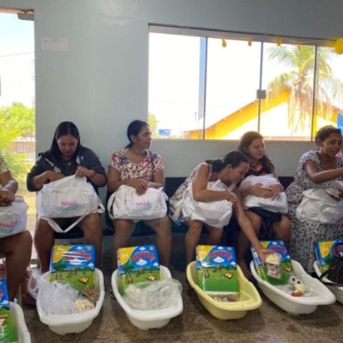 Mais de 90 kits enxovais são entregues pelo governo de RO com a campanha Agosto Verde em comunidades ribeirinhas e indígenas