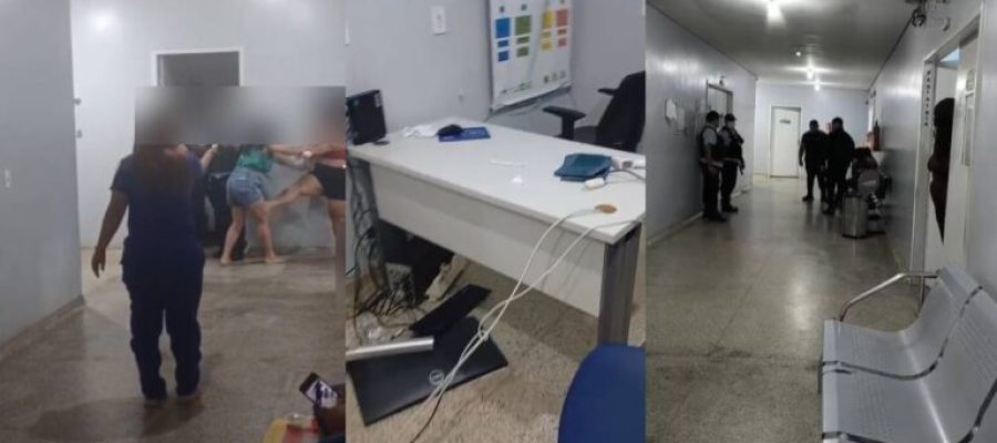 Agressões e vandalismo na UPA Sul mobilizam PM em Porto Velho