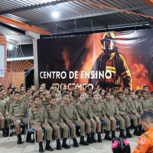 Aula inaugural do programa Bombeiro Mirim reforça compromisso com formação cidadã