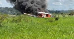 Aeronave com deputado Maurício Carvalho e vereador Márcio Pacelle sofre acidente em área rural de Porto Velho