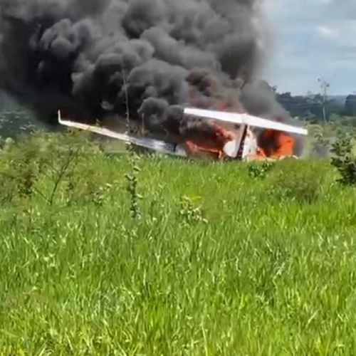 Aeronave com deputado Maurício Carvalho e vereador Márcio Pacelle sofre acidente em área rural de Porto Velho