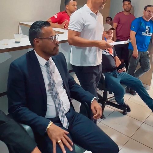 Vereador Dr. Santana participa de Assembleia do SITETUPERON em apoio aos trabalhadores do transporte coletivo