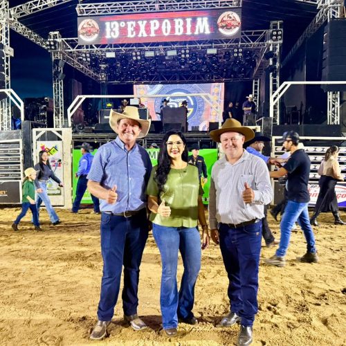 Cristiane Lopes prestigia Expobim 2025 e destaca investimentos no agro, saúde e educação no município de Cujubim
