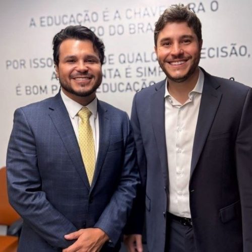 Deputado Marcelo Cruz se reúne com deputado federal Maurício Carvalho em Brasília