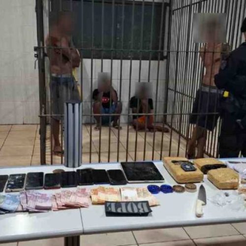BOPE prende cinco homens e apreende adolescente por tráfico em Porto Velho