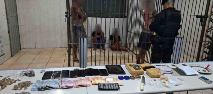 BOPE prende cinco homens e apreende adolescente por tráfico em Porto Velho