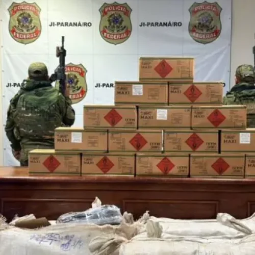 BPFRON apreende mais de trinta e cinco mil mercadorias estrangeiras ilegais em São Miguel do Guaporé