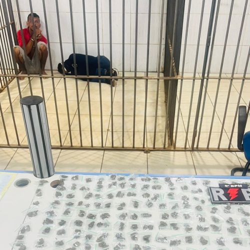 Operação resulta em prisão e apreensão de 480 porções de droga em Porto Velho