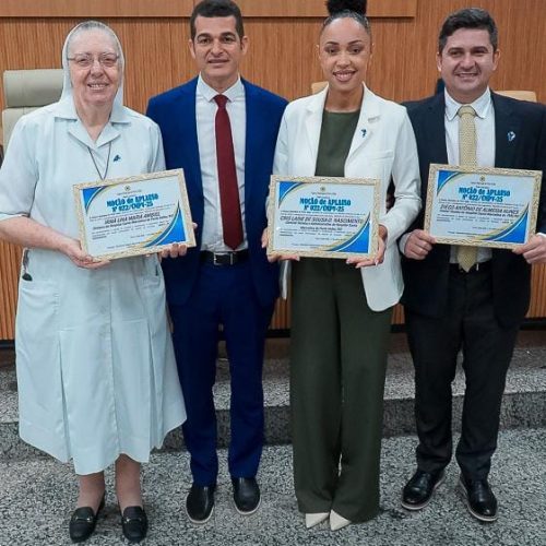 Vereador Adalto homenageia Hospital Santa Marcelina com Moção de Aplausos em Sessão Solene