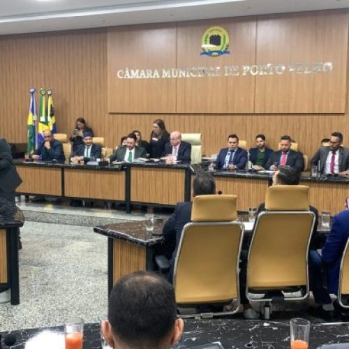 Plenário da Câmara de Vereadores de Porto Velho. Foto: Valor&MercadoRO