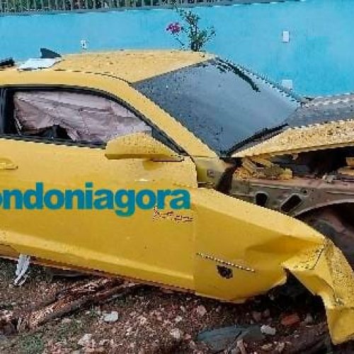 Camaro invade capela da Base Aérea em Porto Velho; suspeita é de racha