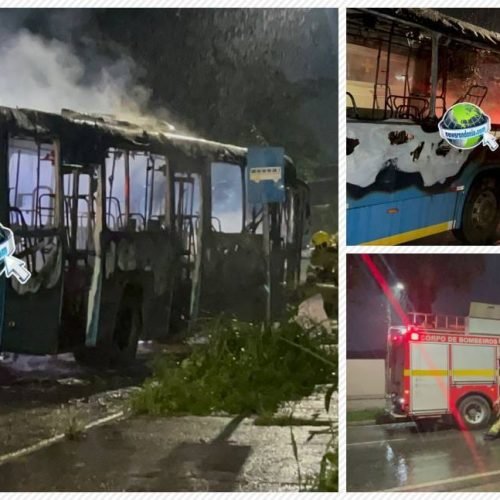 Urgente: bandidos incendeiam outro ônibus em Porto Velho