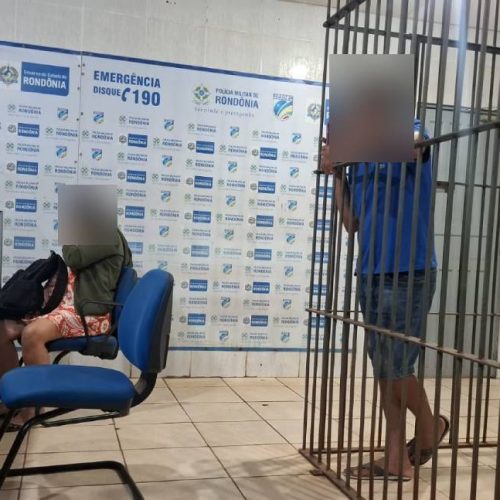 Casal é detido por suspeita de furto em atacado
