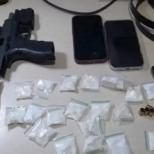Casal é preso com arma e drogas após disparos próximo ao aeroporto em Porto Velho