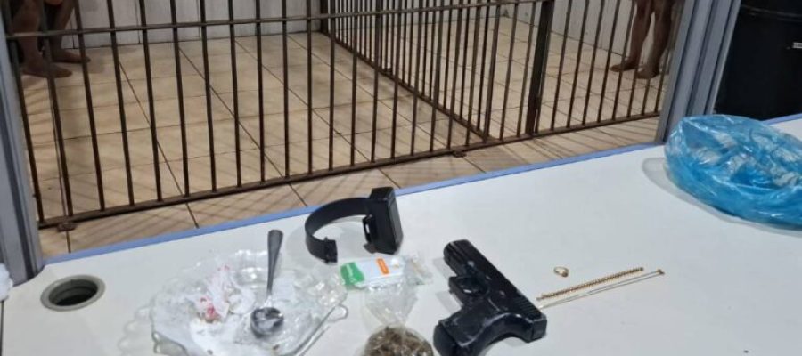 Casal é preso por tráfico de drogas e violência doméstica no bairro Costa e Silva em Porto Velho