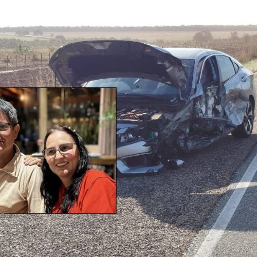 Tragédia na rodovia: casal de Vilhena morre quando retornava do Tocantins
